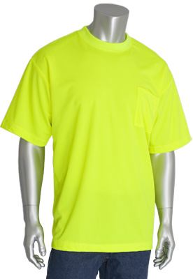ANSI compliant material hi-vis t-shirt
